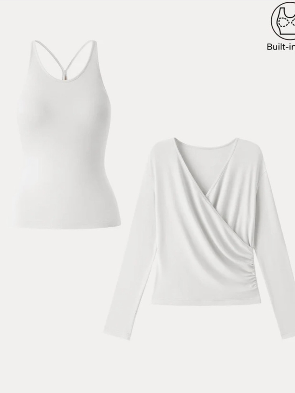 OGL 2 pc tank and surplice top NWT - Picture 2 of 4